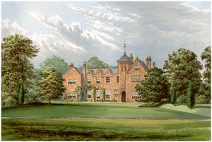 Lea, Lincolnshire, Heimat von Baronet Anderson, ca. 1880