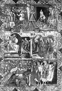 Blatt aus einer Bibel. Winchester, um 1160-1170, 1930