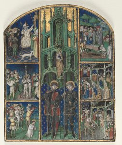 Blatt aus den Stunden des Herzogs Ludwig von Savoyen: Heilige Nereus und Achilleus, Mitte des 15. Jahrhunderts