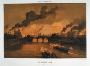 Die Kais von Paris, 24. Mai 1871