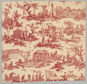 Les Travaux de la Manufacture, um 1790er von Unbekannt