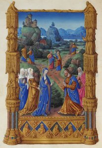 Les Très Riches Heures des Herzogs von Berry, Folio 122v - Die Apostel gehen hinaus, um zu predigen von Unbekannt