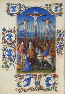 Les Très Riches Heures des Herzogs von Berry, Folio 152v - Die Kreuzigung