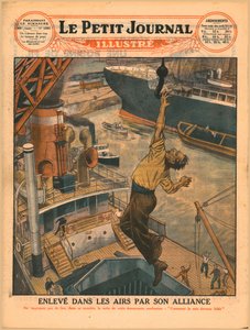 In die Luft gehoben durch seinen Ehering, 1929 von Unbekannt
