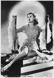 Lilian Harvey, britisch-deutsche Filmschauspielerin, ca. 1938