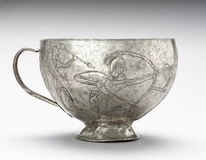 Löwenjagdbecher, 1100-1000 v. Chr.