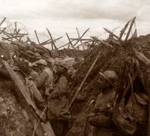 Horchposten, Frontlinie, um 1914-1918