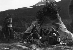 Einheimische Frauen, Lyngen, Nordnorwegen, 1920er-1930er Jahre