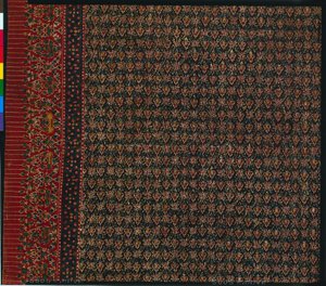 Lendentuch Pha nung oder Tuch für gewickeltes Kleidungsstück, späte 1800er - frühe 1900er Jahre von Unbekannt