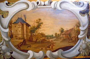 Loire Atlantique Nr. 042 - Schloss Haute Goulaine - Bemaltes Holz von Unbekannt