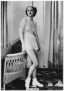 Lois Wilde, amerikanische Schauspielerin, um 1938