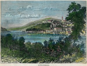 Londonderry, Ulster, Irland, ca. 1880