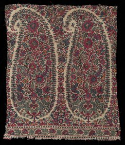 Langes Schalfragment, 1820-1825