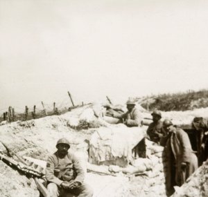 Aussichtsposten, Massiges, Nordfrankreich, ca. 1914-1918