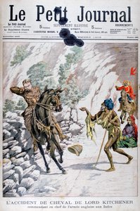 Lord Kitcheners Reitunfall, Indien, 1903