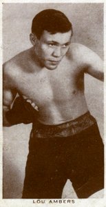 Lou Ambers, amerikanischer Boxer, 1938 von Unbekannt