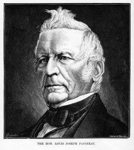 Louis-Joseph Papineau, 1786-1871, kanadischer Politiker und Anwalt, 19. Jahrhundert
