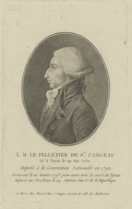 Louis-Michel Le Peletier, Marquis de Saint-Fargeau 1760-1793, 1790er Jahre