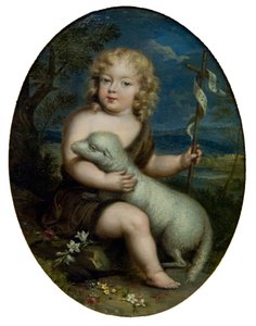 Louis Alexandre de Bourbon, Graf von Toulouse 1678-1737 als Johannes der Täufer, ca. 1680 von Unbekannt