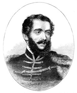 Louis Kossuth, ungarischer Anwalt, Politiker und Regent-Präsident, 1850