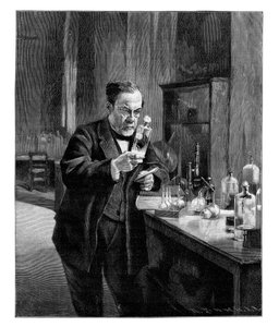 Louis Pasteur, französischer Mikrobiologe und Chemiker, 19. Jahrhundert, 1900 von Unbekannt
