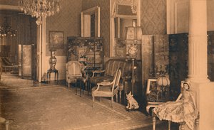Louis XVI Zimmer in der kubanischen Botschaft in Brüssel, Belgien, 1927