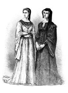 Louise de Savoie und Marguerite de Valois, 19. Jahrhundert von Unbekannt