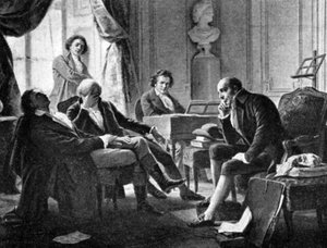 Ludwig van Beethoven und seine Freunde