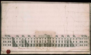 Schloss Ludwigsburg. Fassadengestaltung des Nordflügels