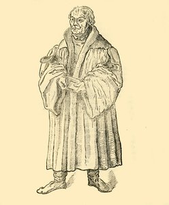 Luther predigt, um 1500-1520, 1890 von Unbekannt