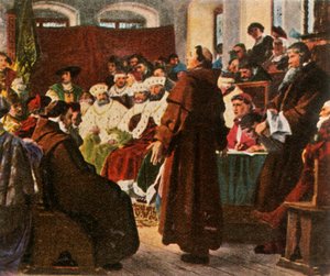 Luther auf dem Reichstag zu Worms, 1521, 1936