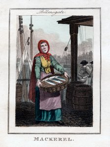 Makrele, Billingsgate, London, 1805