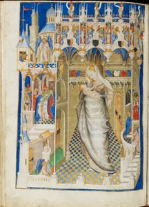 Madonna und Kind in einer Kirche (Fünf Freuden der Jungfrau). Die Stunden der Isabella Stuart. von Unbekannt