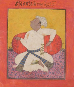 Maharaja Sital Dev in Andacht, ca. 1690