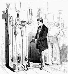 Herstellung von Edison-Glühbirnen, 1880