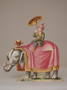 Mann auf Elefant, 18. Jahrhundert