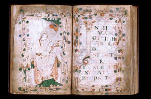 Manche N* 067, Vil de Mortain, Tresor de la collegiale Saint Evroult, Evangeliaire des 10. Jahrhunderts von Unbekannt