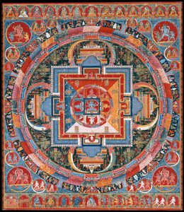 Mandala von Jnanadakini, spätes 14. Jahrhundert von Unbekannt