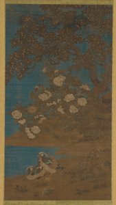 Mandarinenten und Blumen, Ming- oder Qing-Dynastie, 17. Jahrhundert