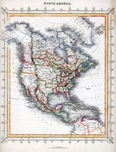 Karte von Nordamerika