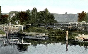 Mapledurham-Schleuse, Oxfordshire, 20. Jahrhundert