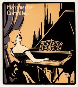 Marguerite Cornille, französische Music-Hall-Sängerin, spätes 19. Jahrhundert