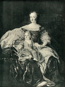 Maria Leszczynska und der Dauphin, ca. 1730, 1903