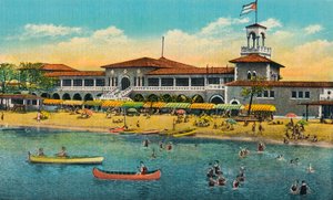 Marianao Badestrand, Havanna, Kuba, um 1910