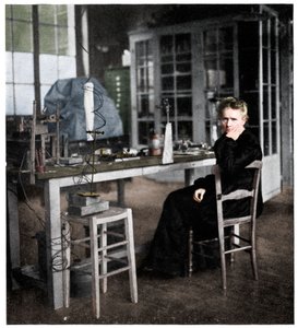 Marie Curie, polnisch-französische Physikerin, um 1920 von Unbekannt