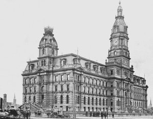 Marion County Courthouse, Indianapolis, USA, ca. 1900