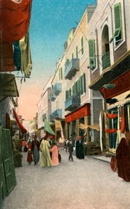 Marktstraße, Suez, Ägypten, 20. Jahrhundert von Unbekannt