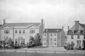 Marlborough House, Old Steine, um 1800