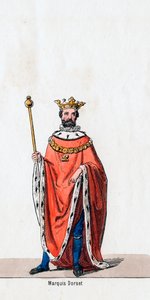 Marquis von Dorset, Kostümdesign für Shakespeares Stück, Heinrich VIII, 19. Jahrhundert