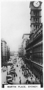 Martin Place, Sydney, 1928 von Unbekannt